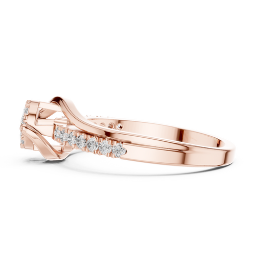Load image 1 in gallery view. round-14k rose gold|round-18k rose gold