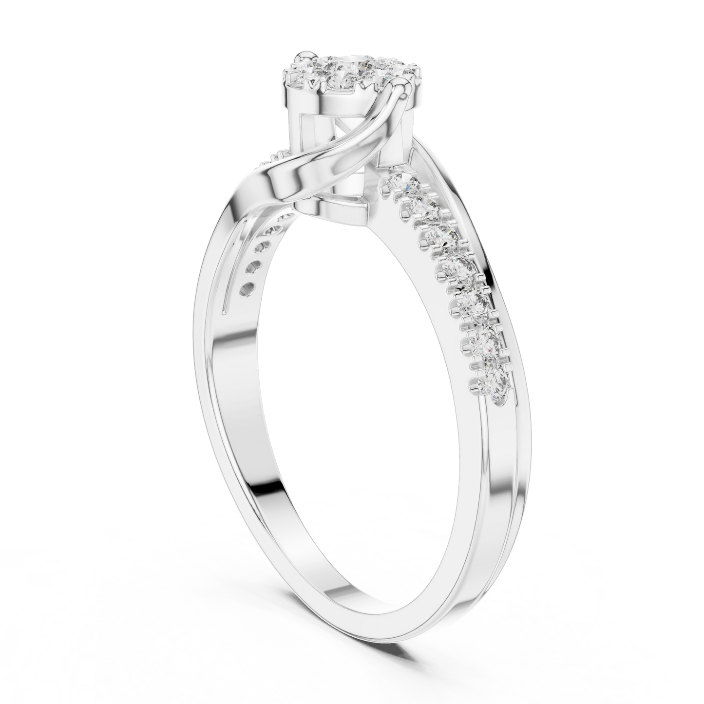 round-14k white gold|round-18k white gold|round-platinum