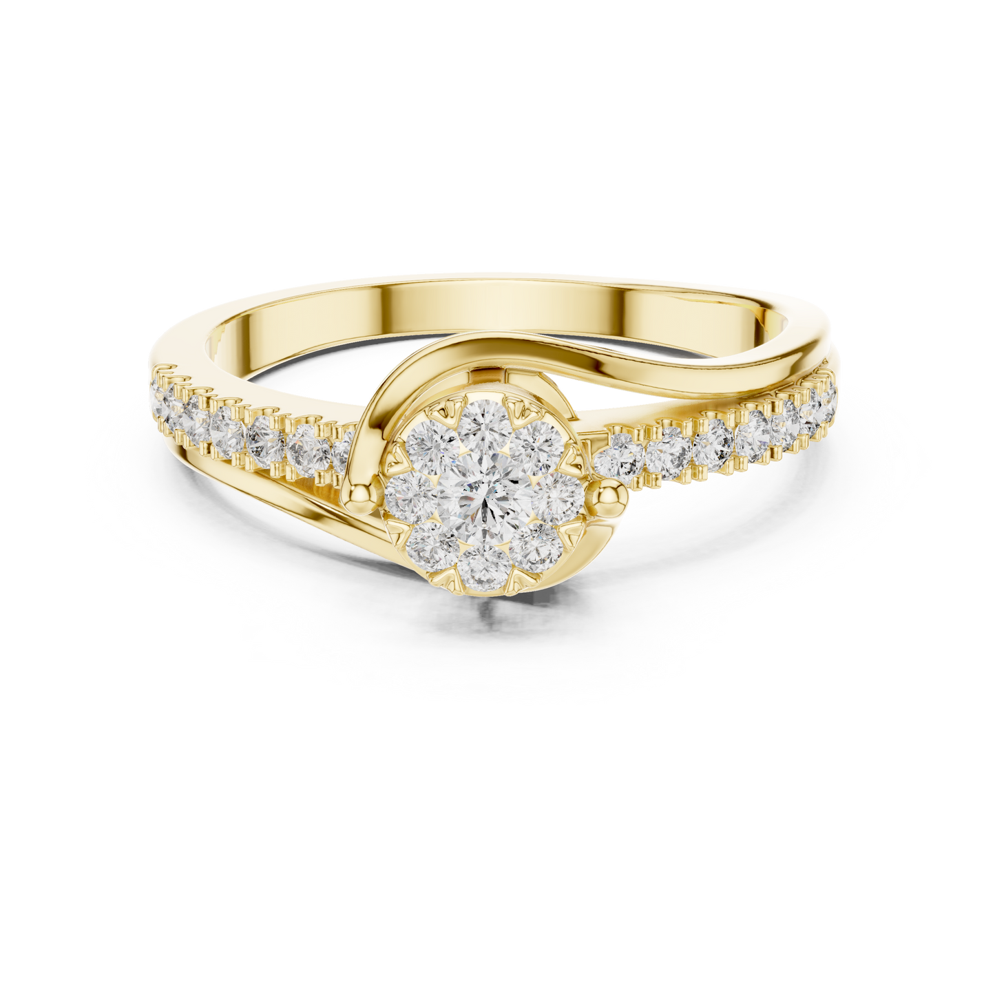 round-14k yellow gold|round-18k yellow gold