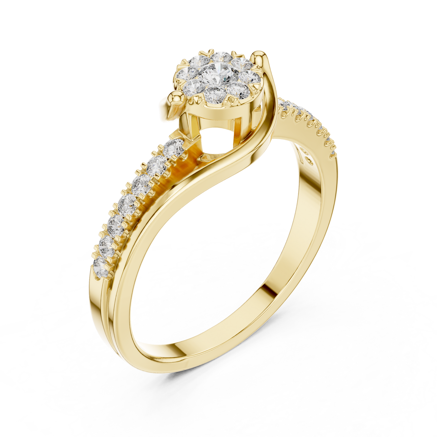 round-14k yellow gold|round-18k yellow gold