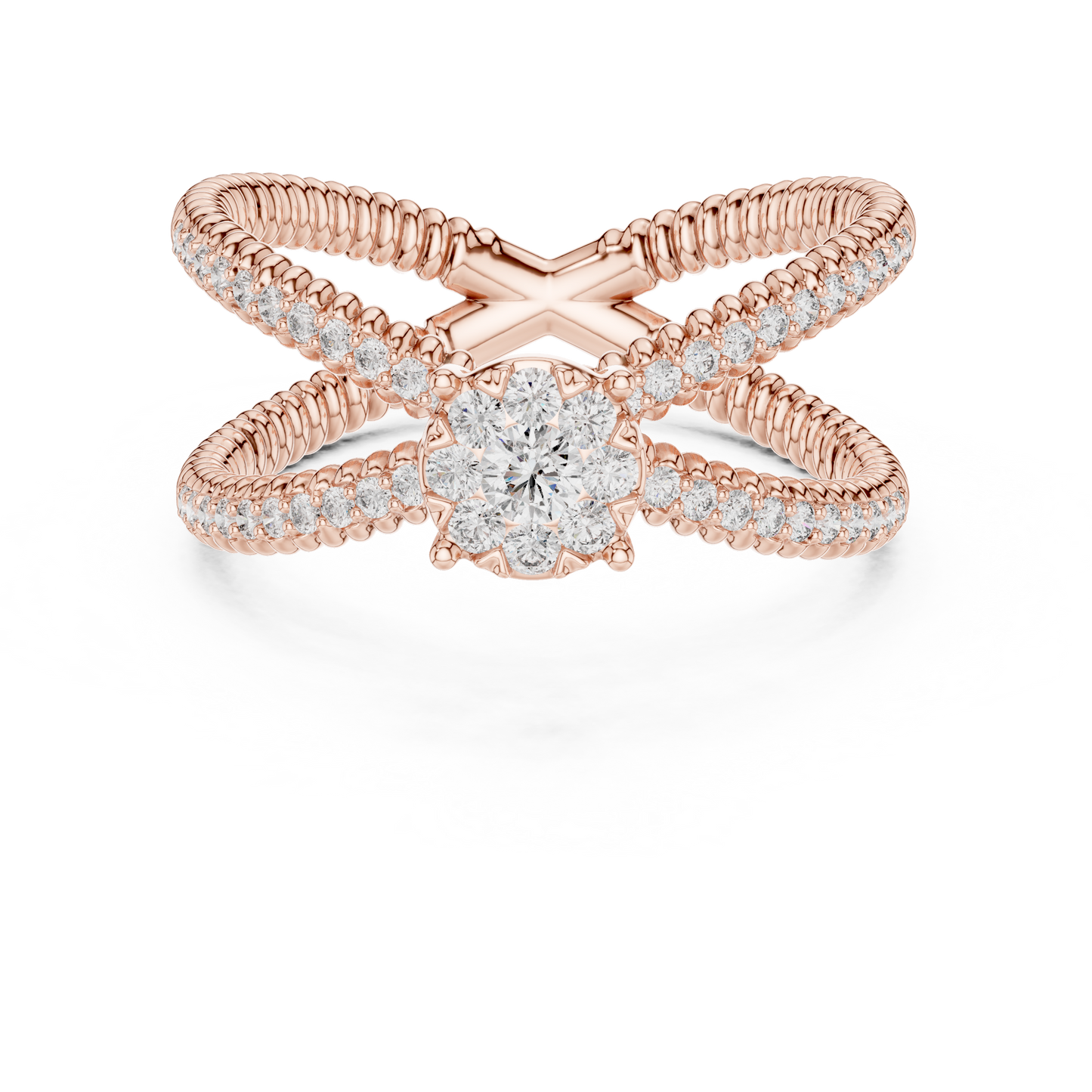 round-14k rose gold|round-18k rose gold