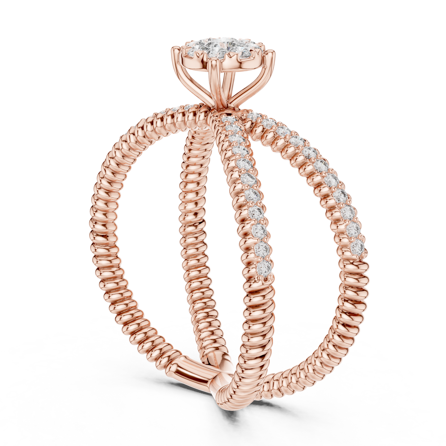 round-14k rose gold|round-18k rose gold