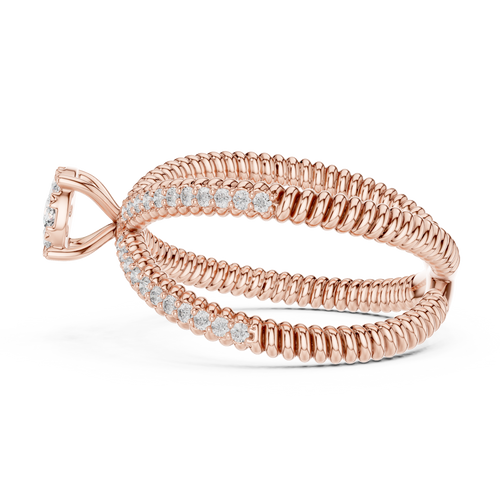 Load image 1 in gallery view. round-14k rose gold|round-18k rose gold