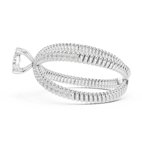Load image 1 in gallery view. round-14k white gold|round-18k white gold|round-platinum