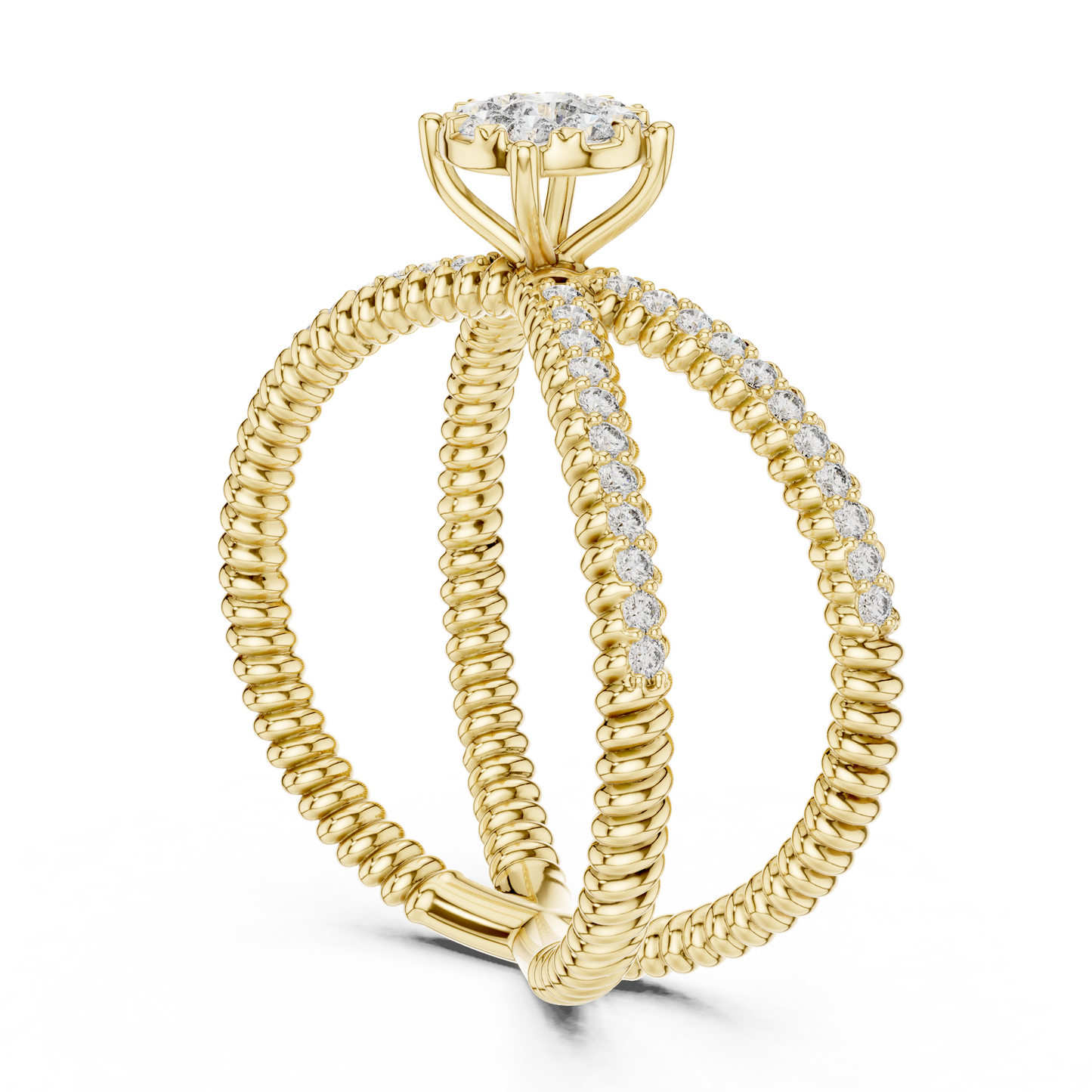 round-14k yellow gold|round-18k yellow gold