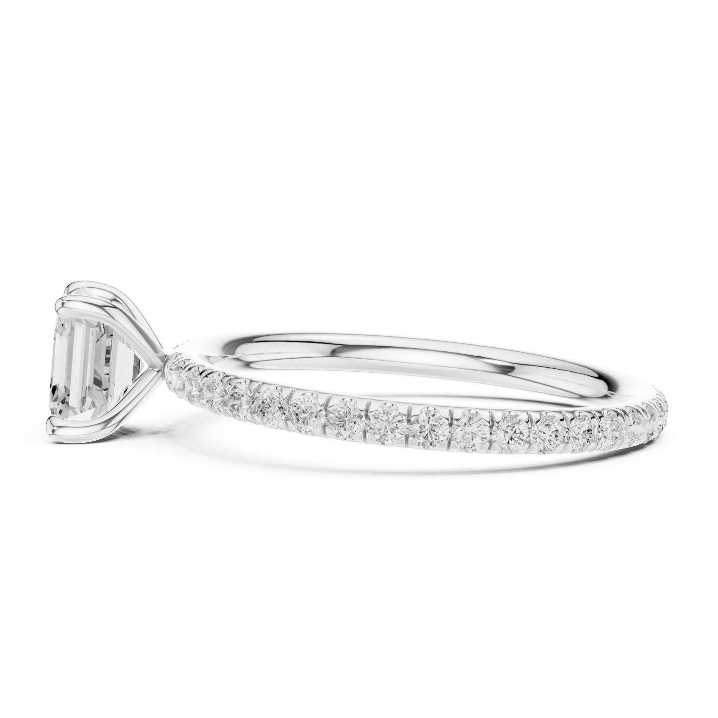 asscher-14k white gold|asscher-18k white gold|asscher-platinum