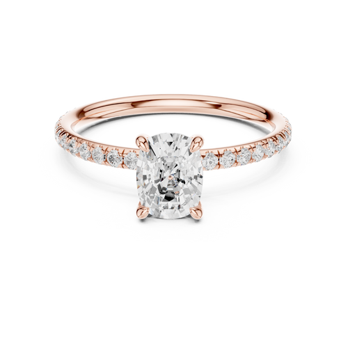 Load image 1 in gallery view. cushion-14k rose gold|cushion-18k rose gold