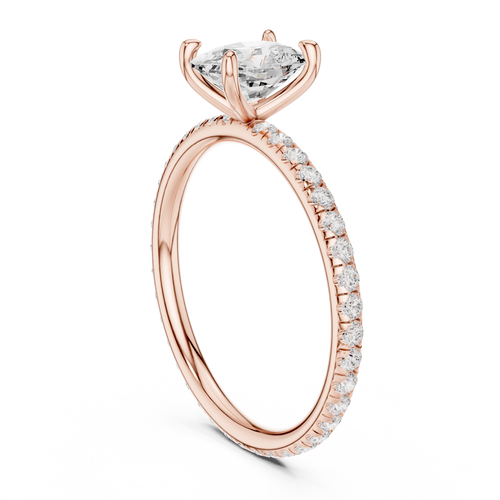 Load image 1 in gallery view. cushion-14k rose gold|cushion-18k rose gold