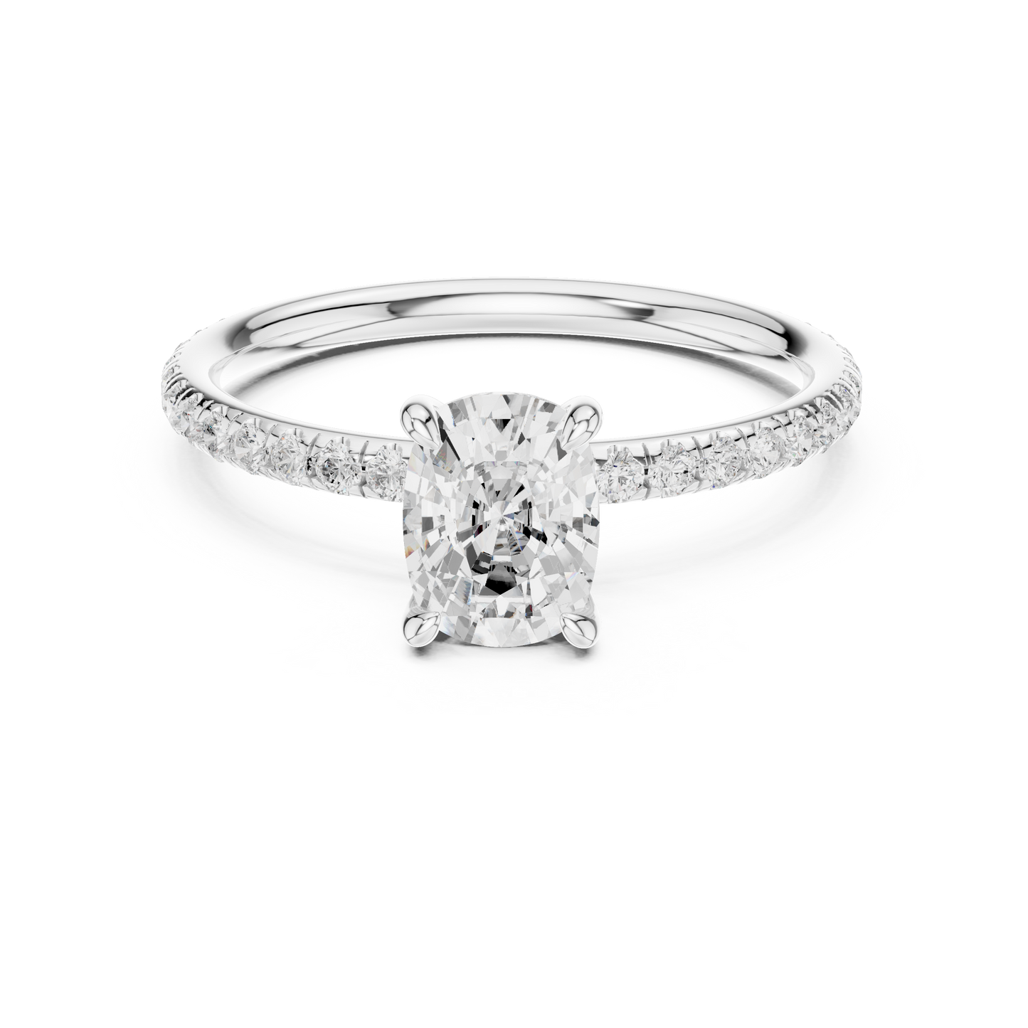 cushion-14k white gold|cushion-18k white gold|cushion-platinum