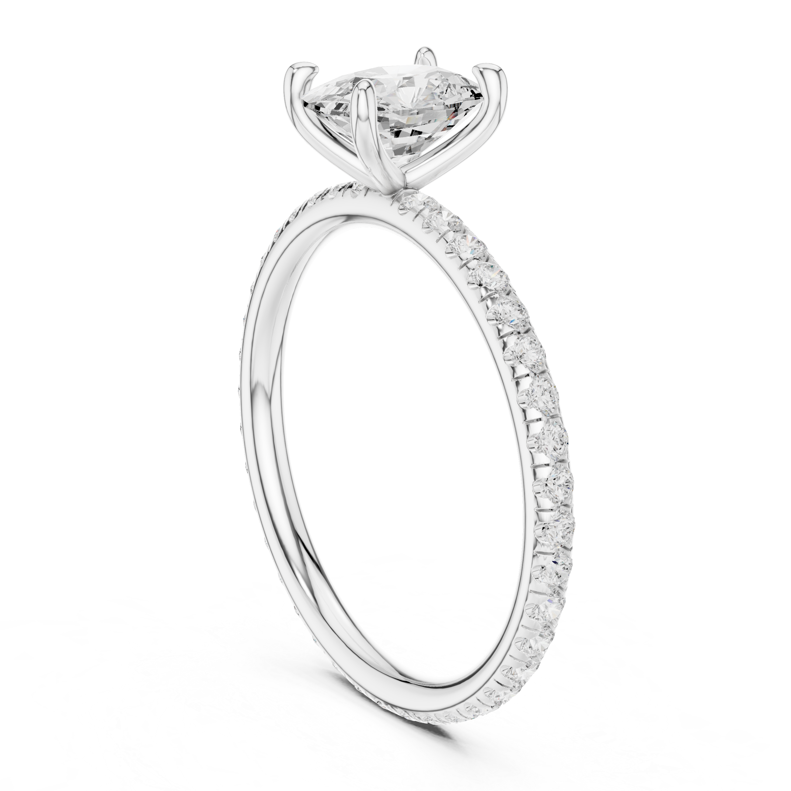 cushion-14k white gold|cushion-18k white gold|cushion-platinum
