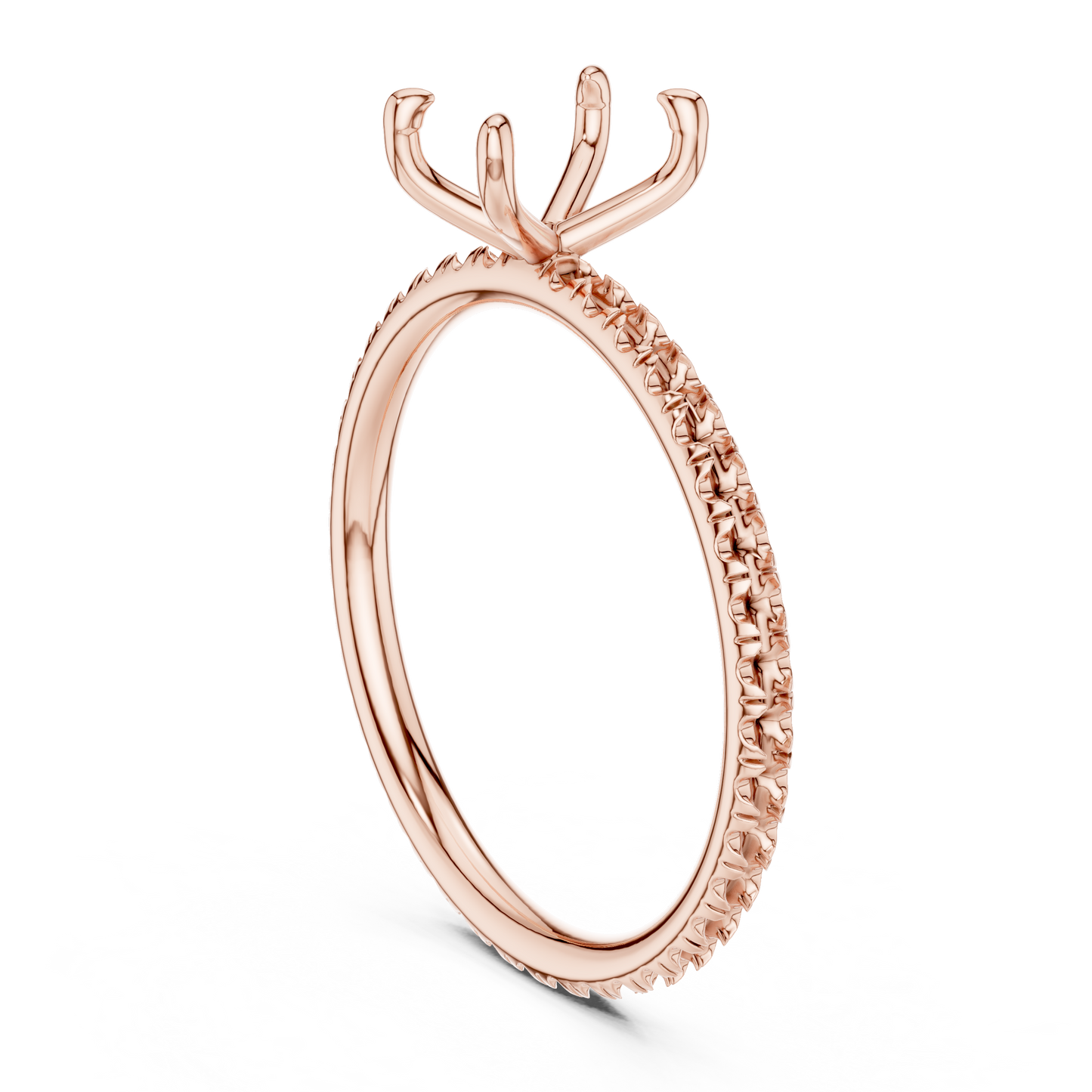 emerald-14k rose gold|emerald-18k rose gold