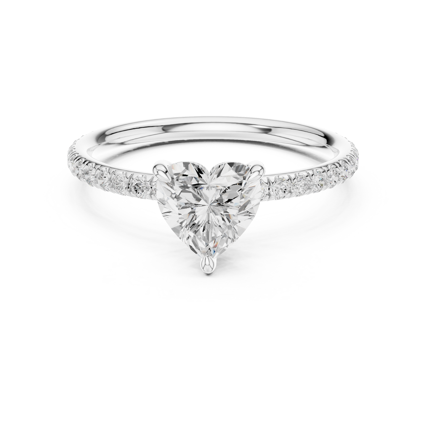 heart-14k white gold|heart-18k white gold|heart-platinum