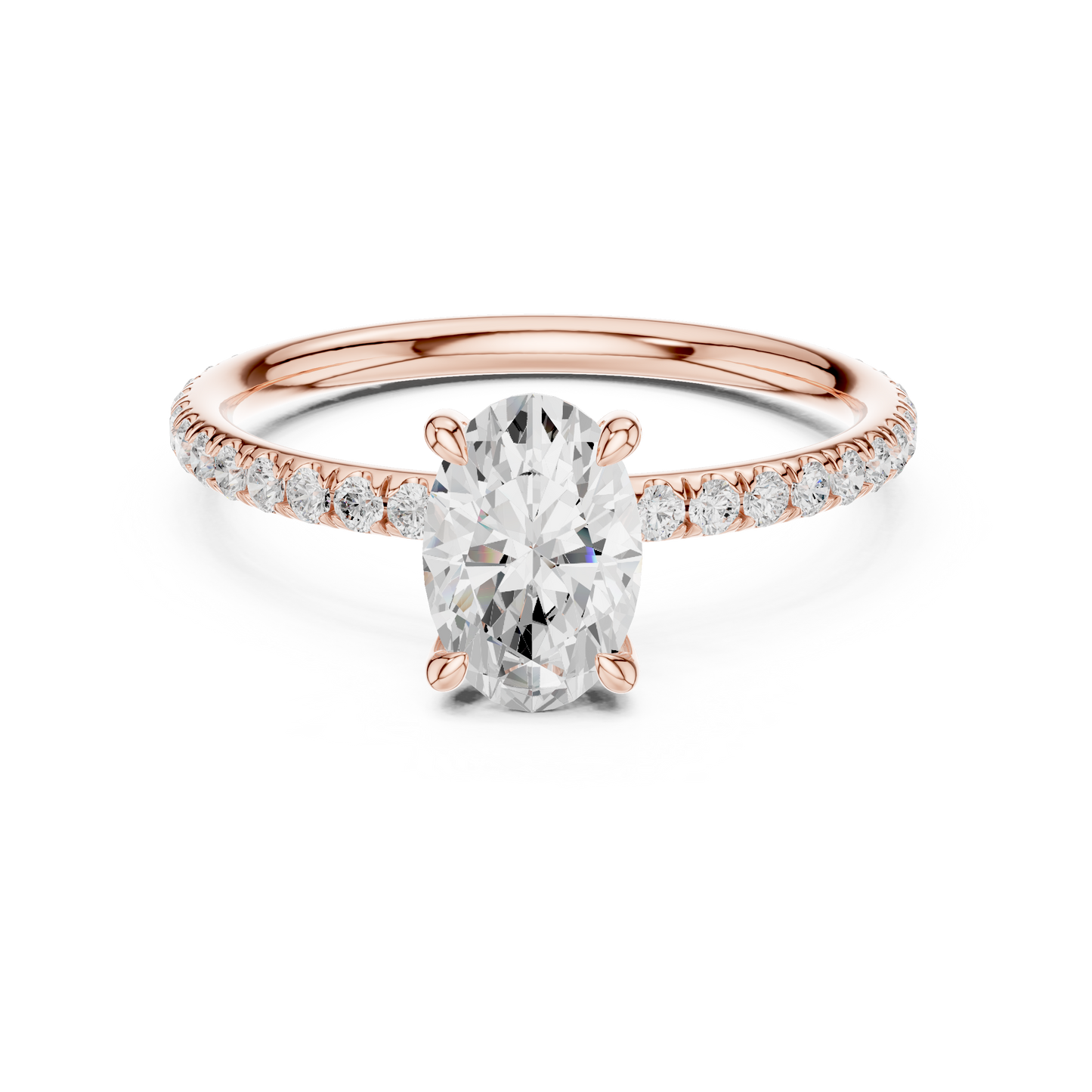 oval-14k rose gold|oval-18k rose gold