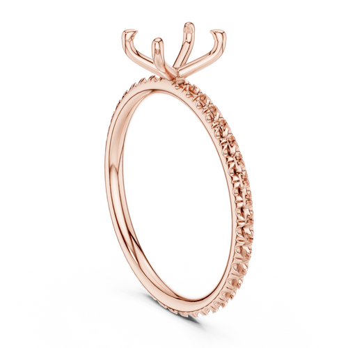 Load image 1 in gallery view. oval-14k rose gold|oval-18k rose gold