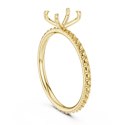 Load image 1 in gallery view. oval-14k yellow gold|oval-18k yellow gold