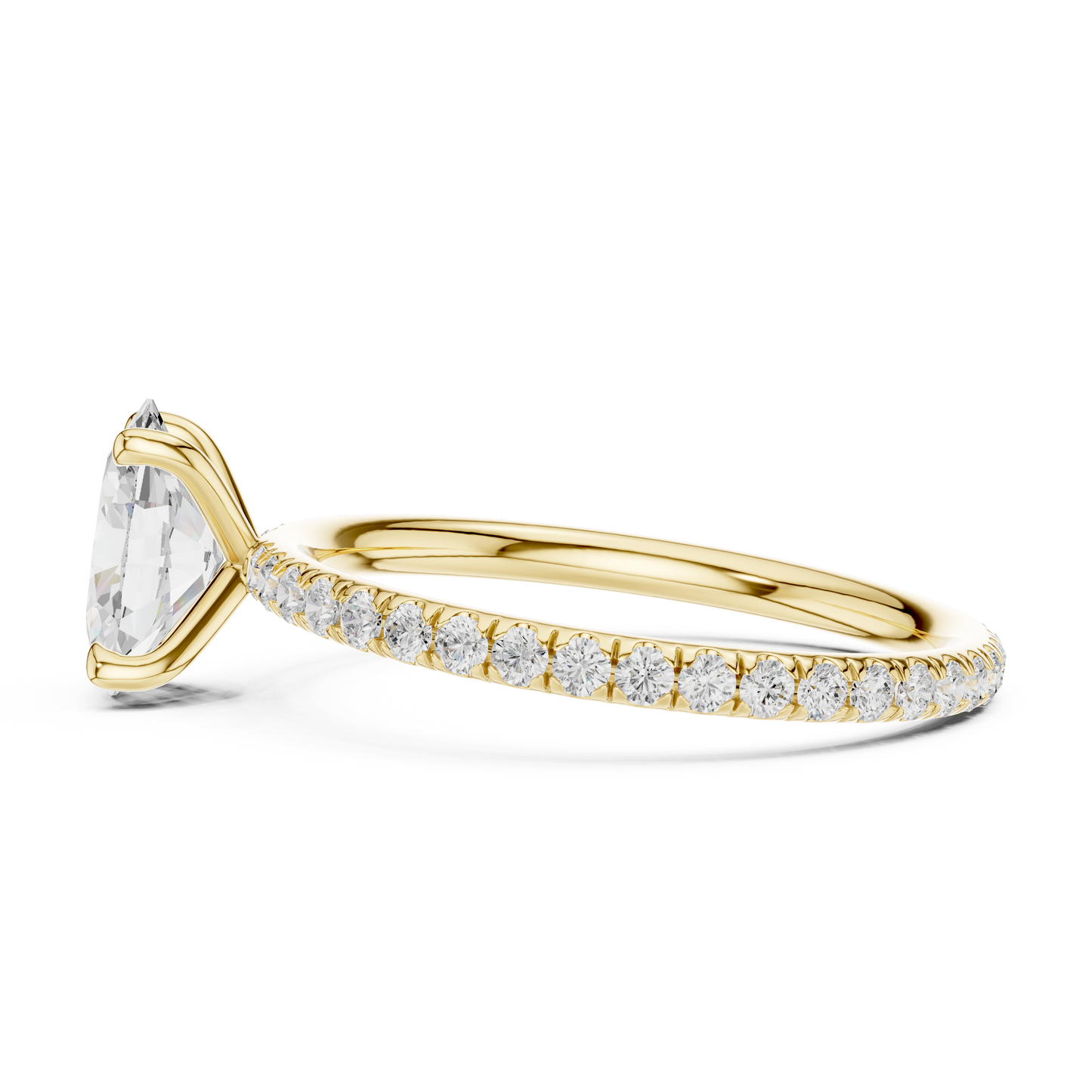 oval-14k yellow gold|oval-18k yellow gold