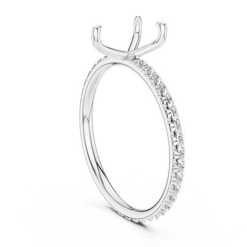 Load image 1 in gallery view. pear-14k white gold|pear-18k white gold|pear-platinum
