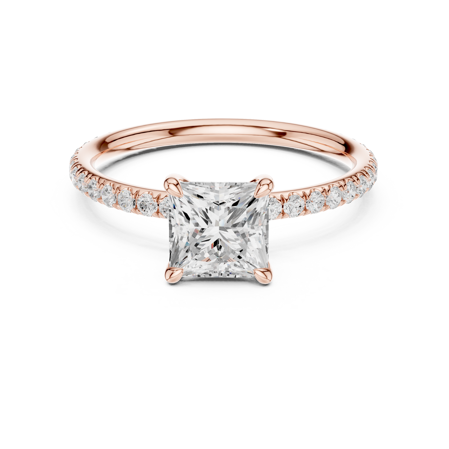 princess-14k rose gold|princess-18k rose gold