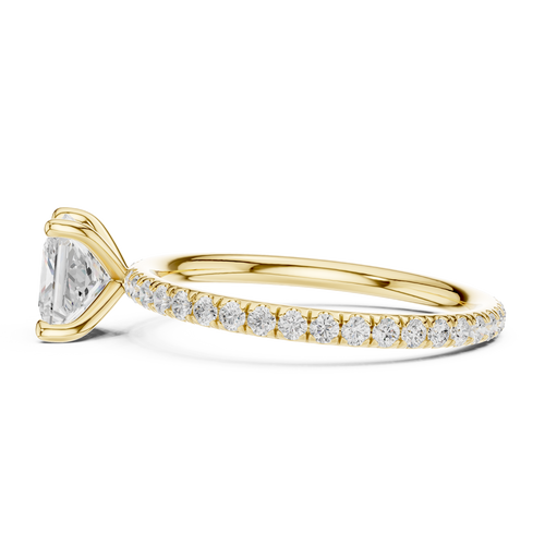 Load image 1 in gallery view. princess-14k yellow gold|princess-18k yellow gold