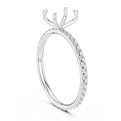 Load image 1 in gallery view. radiant-14k white gold|radiant-18k white gold|radiant-platinum