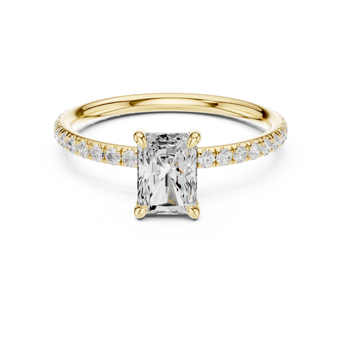 Load image 1 in gallery view. radiant-14k yellow gold|radiant-18k yellow gold