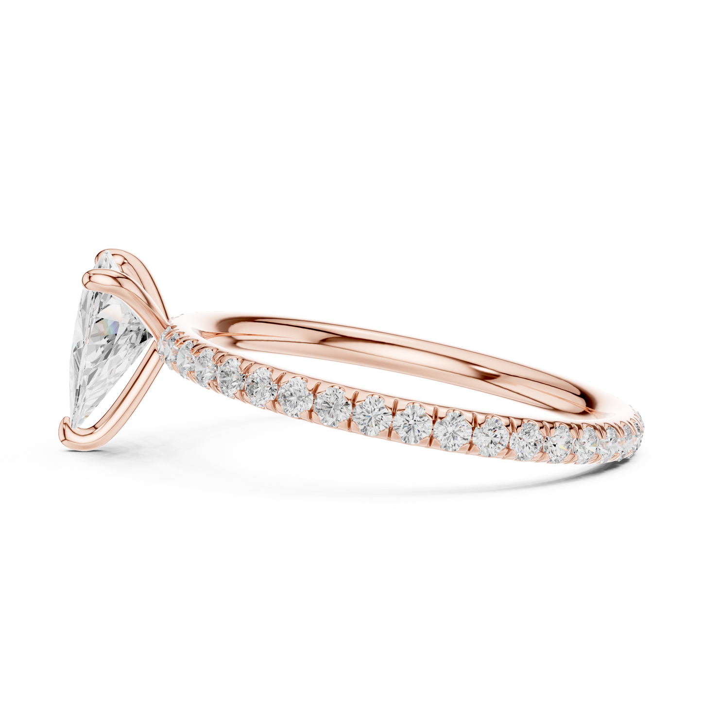 trillion-14k rose gold|trillion-18k rose gold