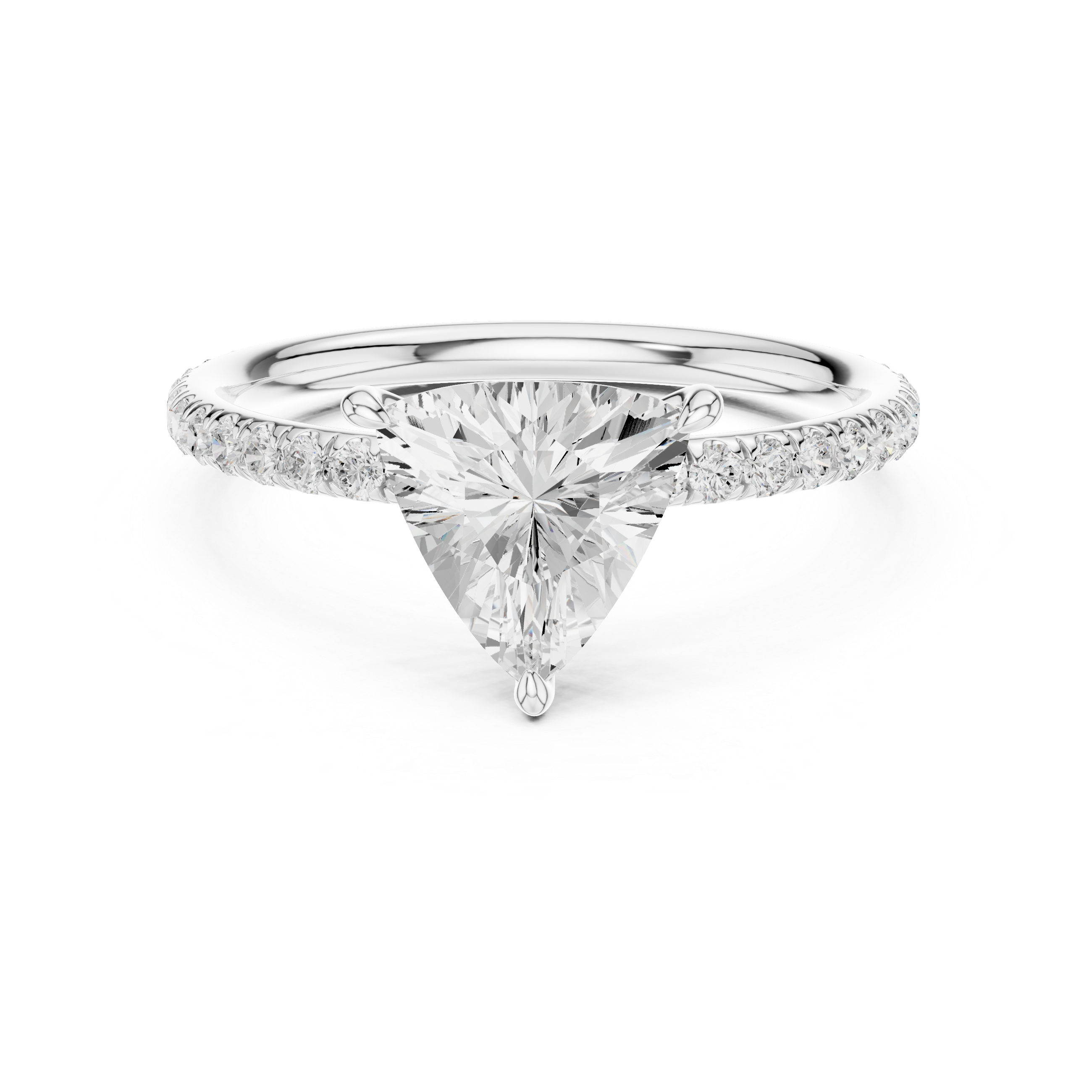 trillion-14k white gold|trillion-18k white gold|trillion-platinum