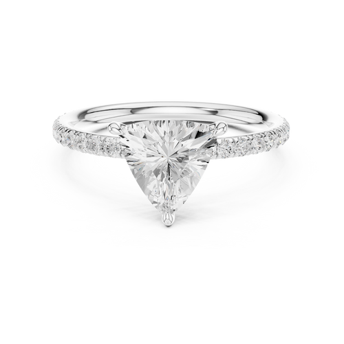 Load image 1 in gallery view. trillion-14k white gold|trillion-18k white gold|trillion-platinum
