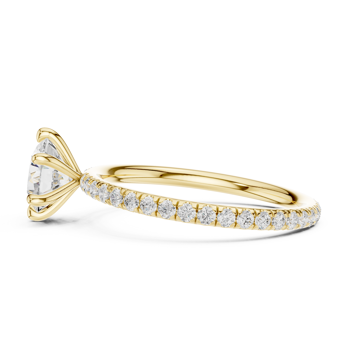 round-14k yellow gold|round-18k yellow gold