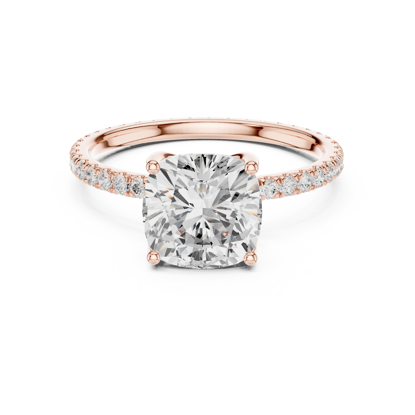 cushion-14k rose gold|cushion-18k rose gold