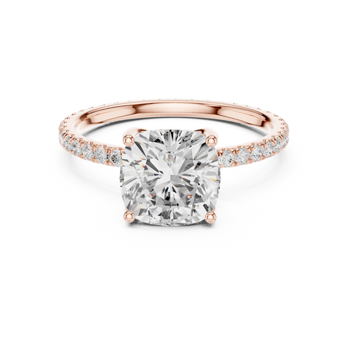 Load image 1 in gallery view. cushion-14k rose gold|cushion-18k rose gold