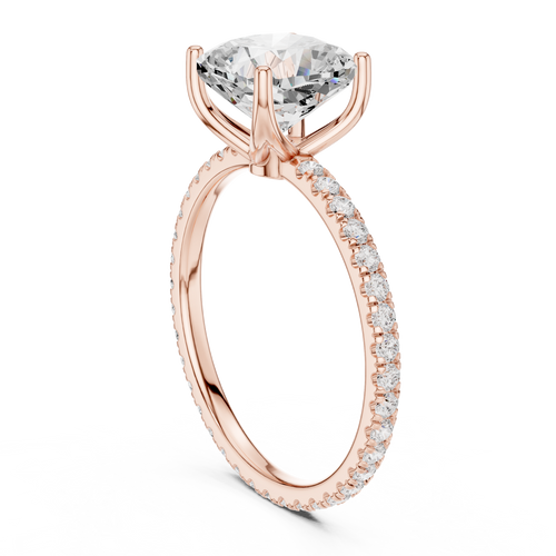 Load image 1 in gallery view. cushion-14k rose gold|cushion-18k rose gold