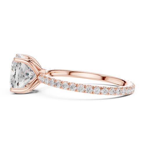 Load image 1 in gallery view. cushion-14k rose gold|cushion-18k rose gold
