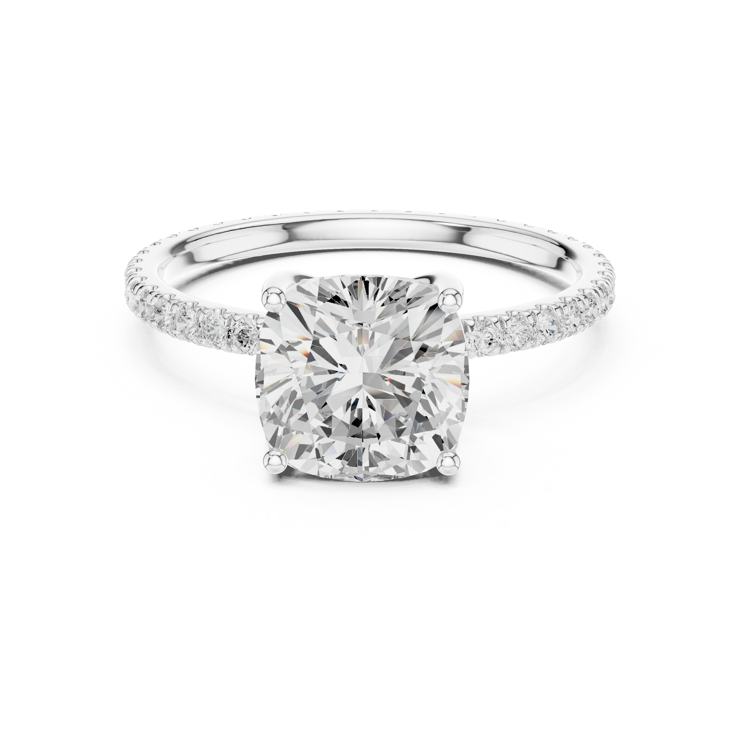 cushion-14k white gold|cushion-18k white gold|cushion-platinum