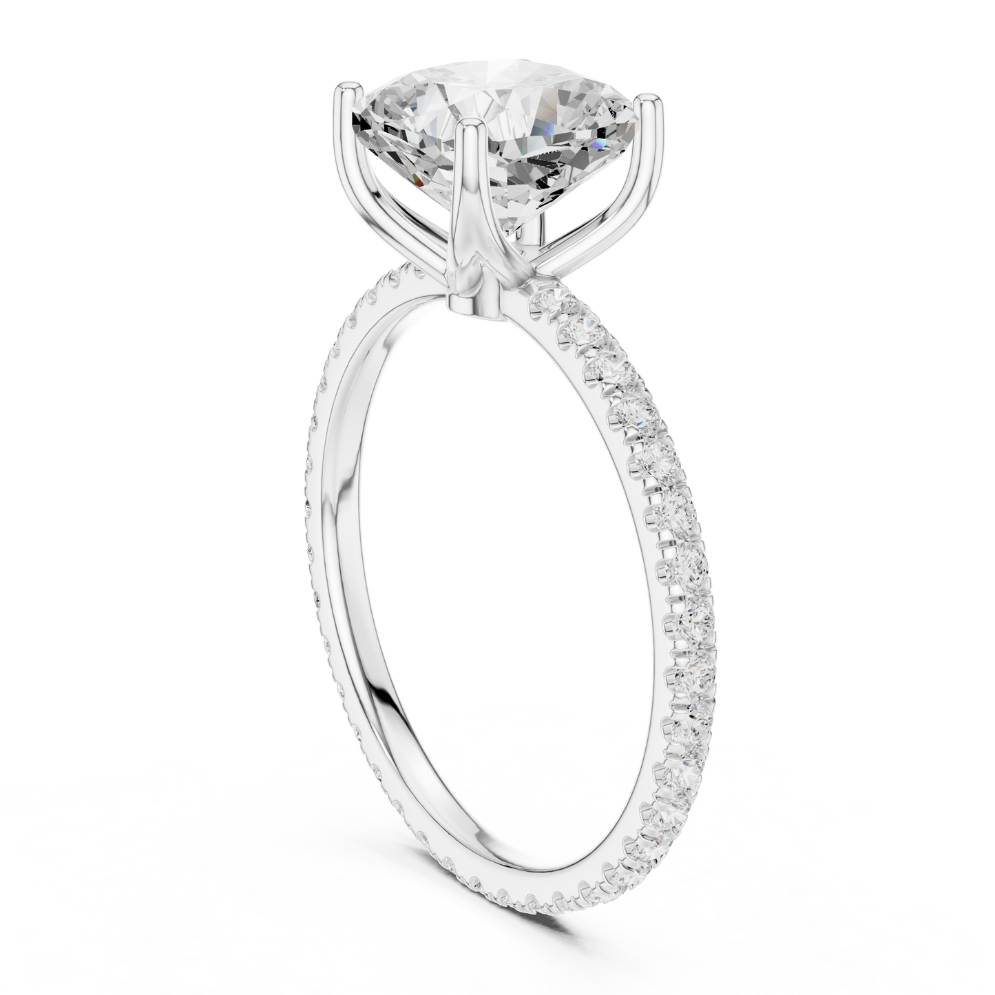 cushion-14k white gold|cushion-18k white gold|cushion-platinum