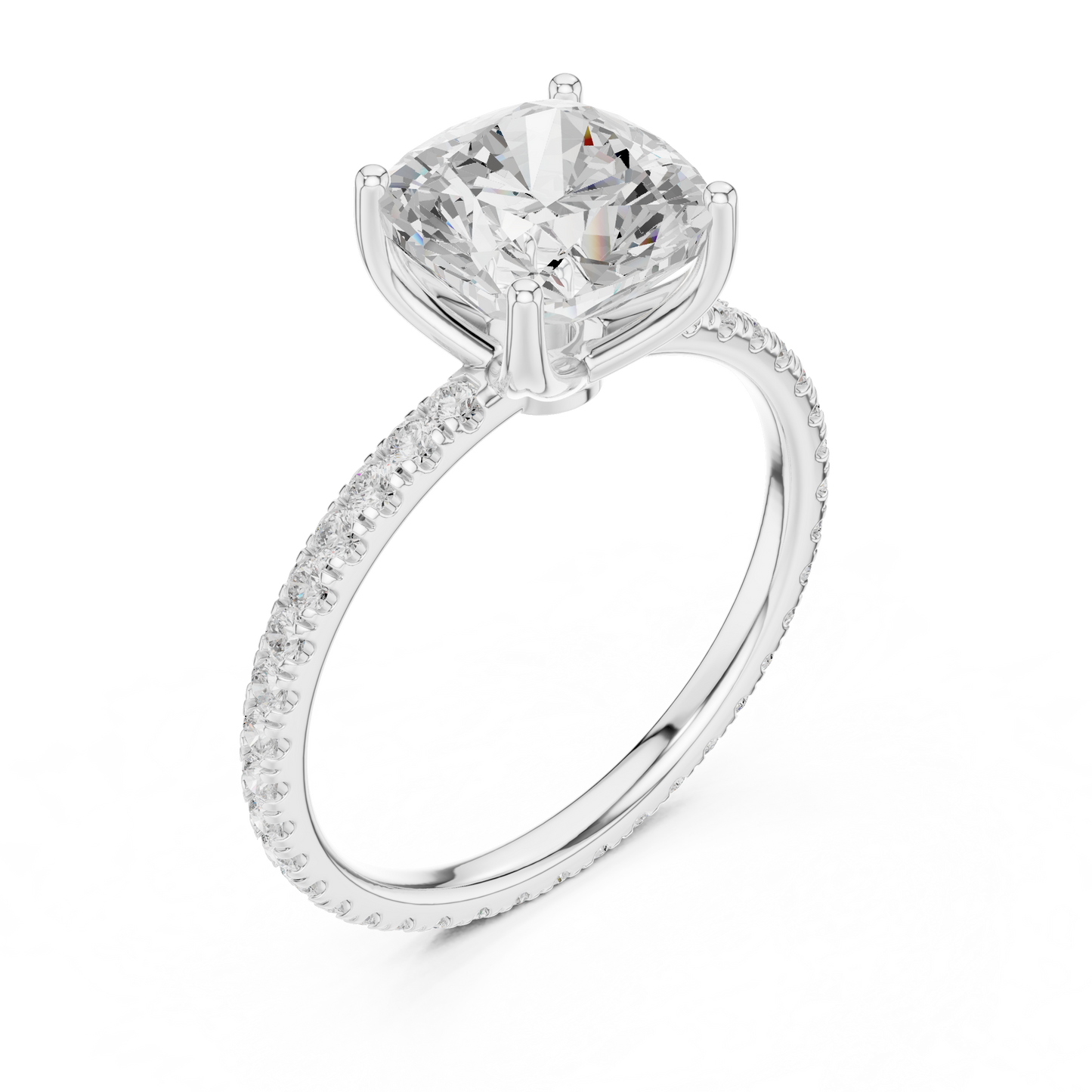 cushion-14k white gold|cushion-18k white gold|cushion-platinum