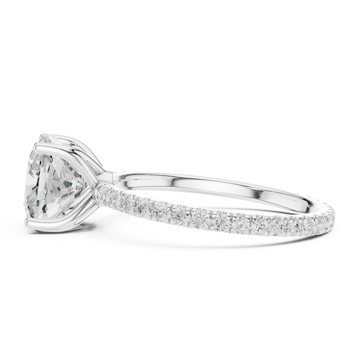 cushion-14k white gold|cushion-18k white gold|cushion-platinum