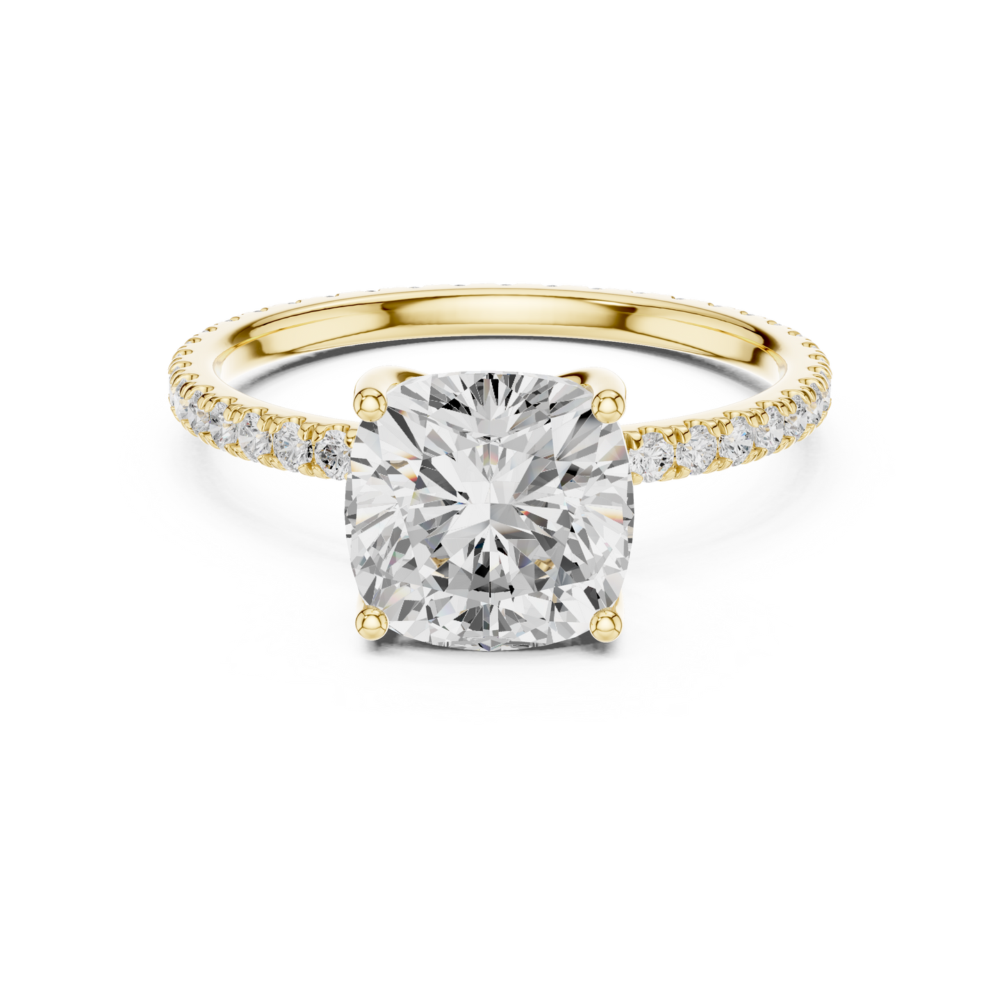 cushion-14k yellow gold|cushion-18k yellow gold