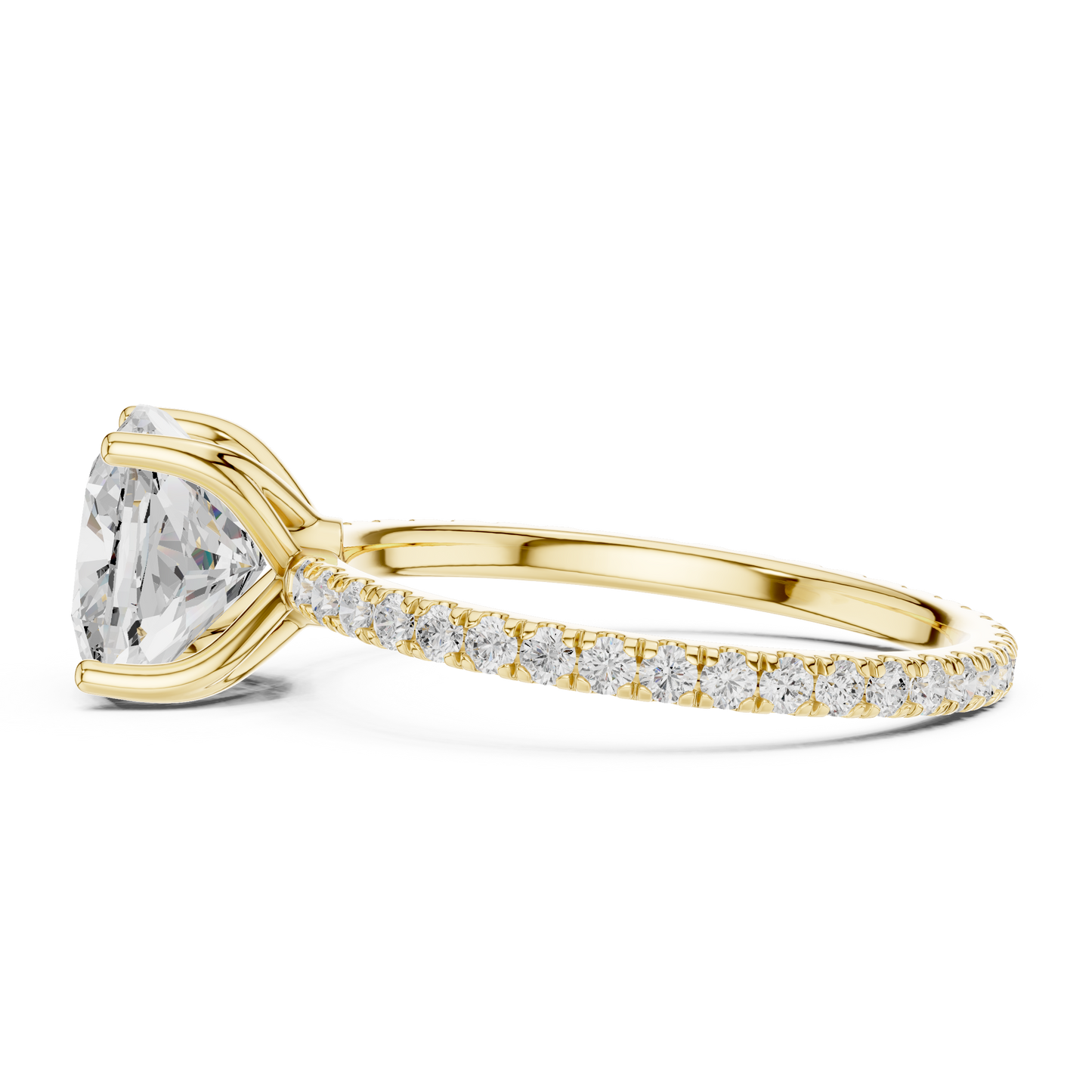 cushion-14k yellow gold|cushion-18k yellow gold