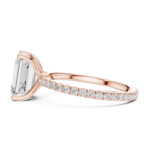 Load image 1 in gallery view. emerald-14k rose gold|emerald-18k rose gold