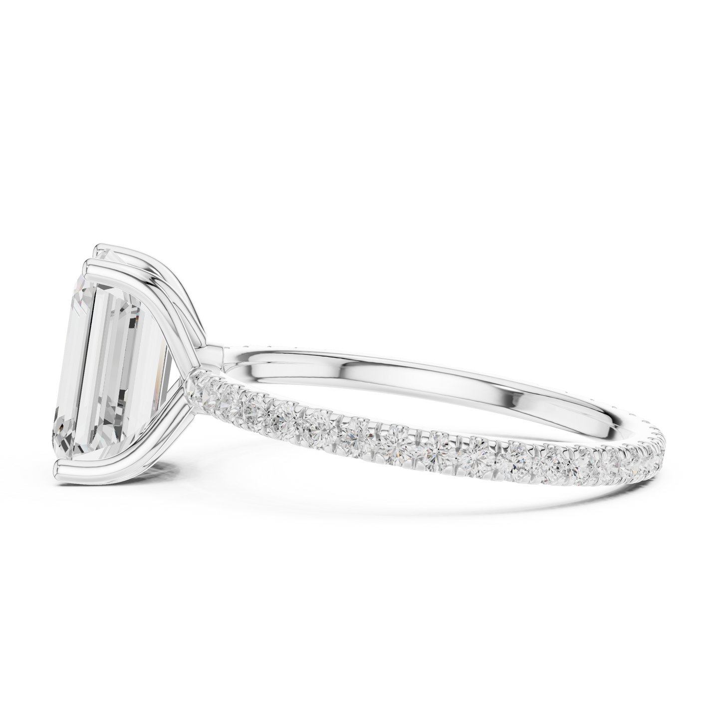 emerald-14k white gold|emerald-18k white gold|emerald-platinum