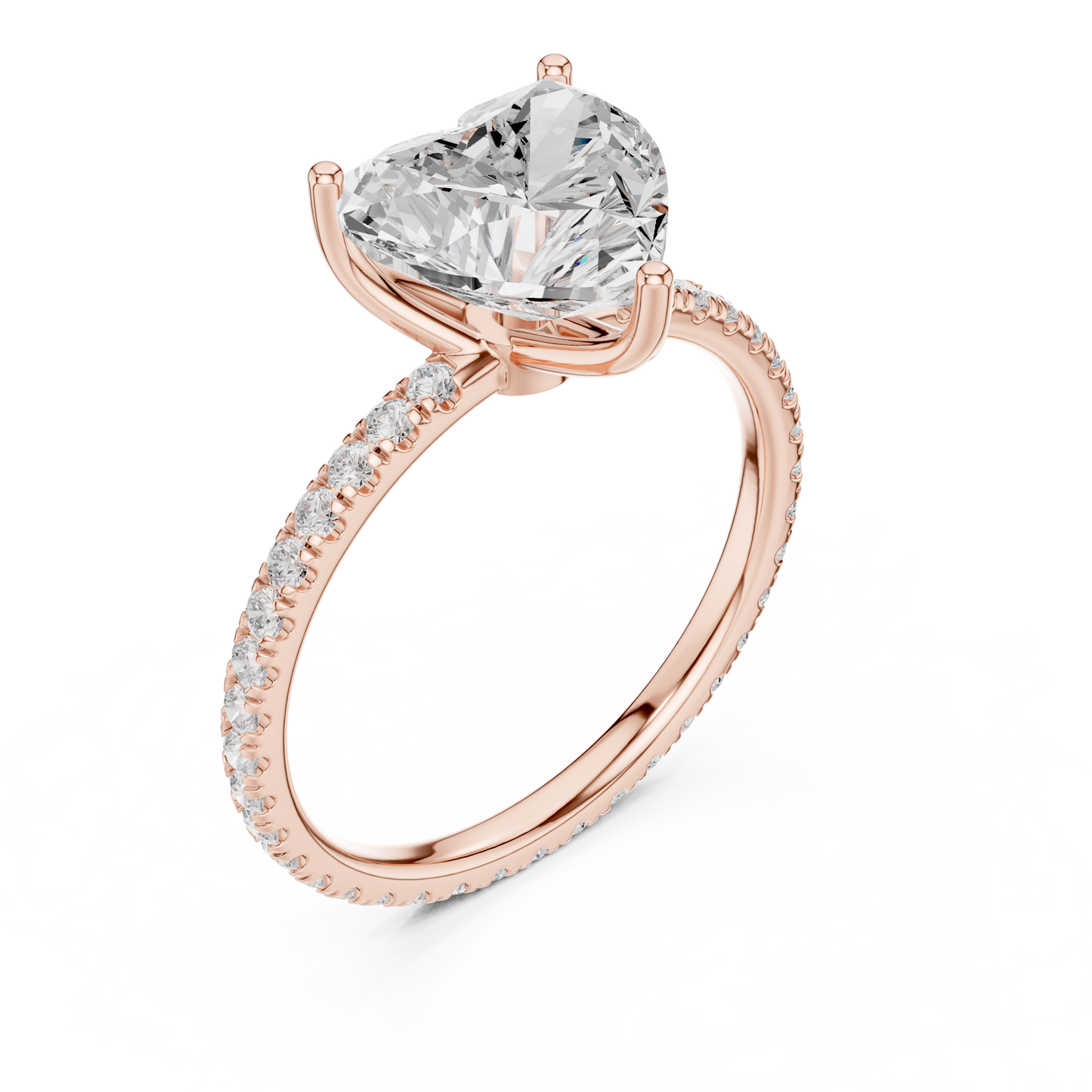 heart-14k rose gold|heart-18k rose gold