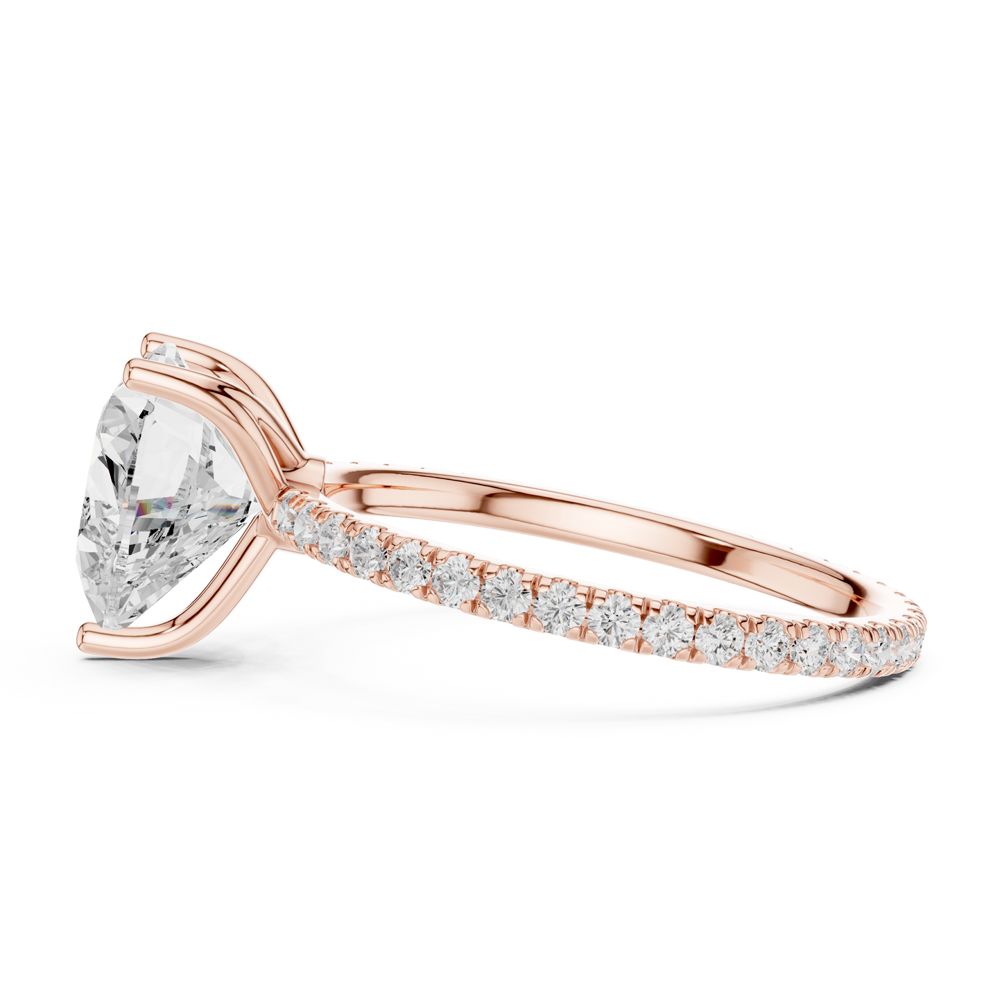 heart-14k rose gold|heart-18k rose gold