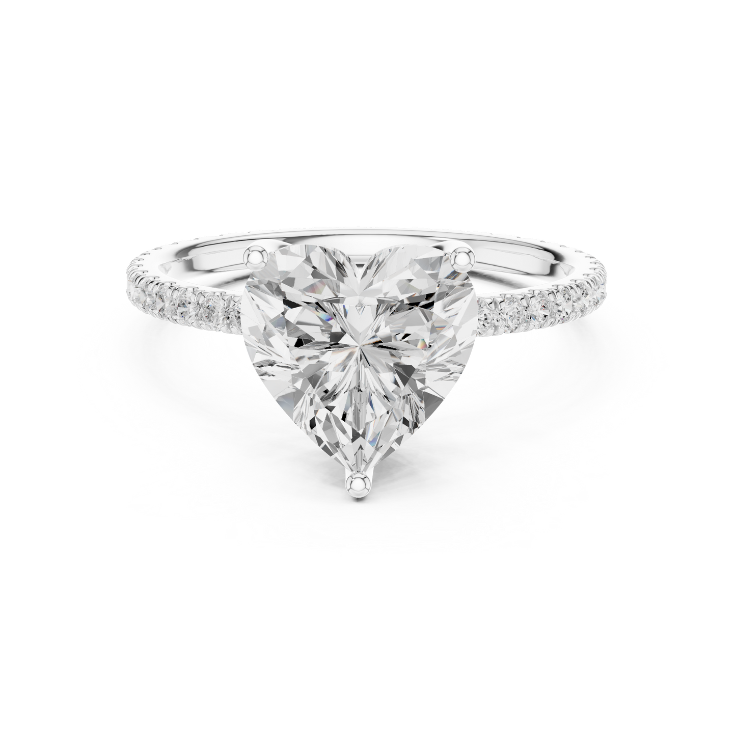 heart-14k white gold|heart-18k white gold|heart-platinum
