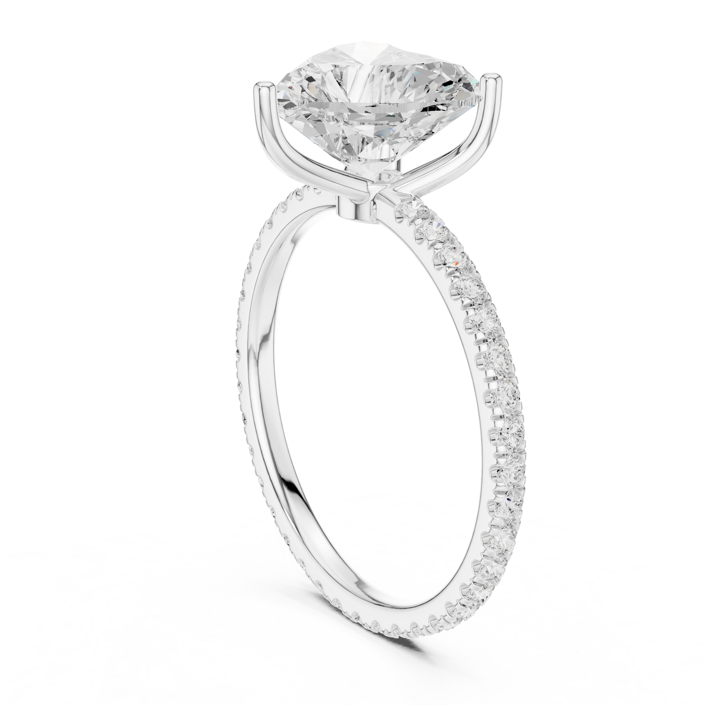 heart-14k white gold|heart-18k white gold|heart-platinum