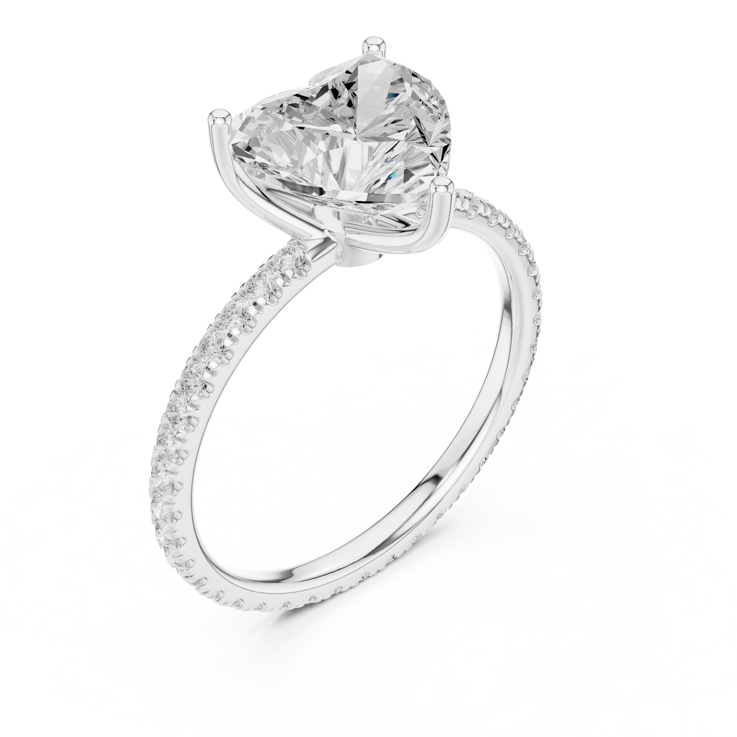 heart-14k white gold|heart-18k white gold|heart-platinum