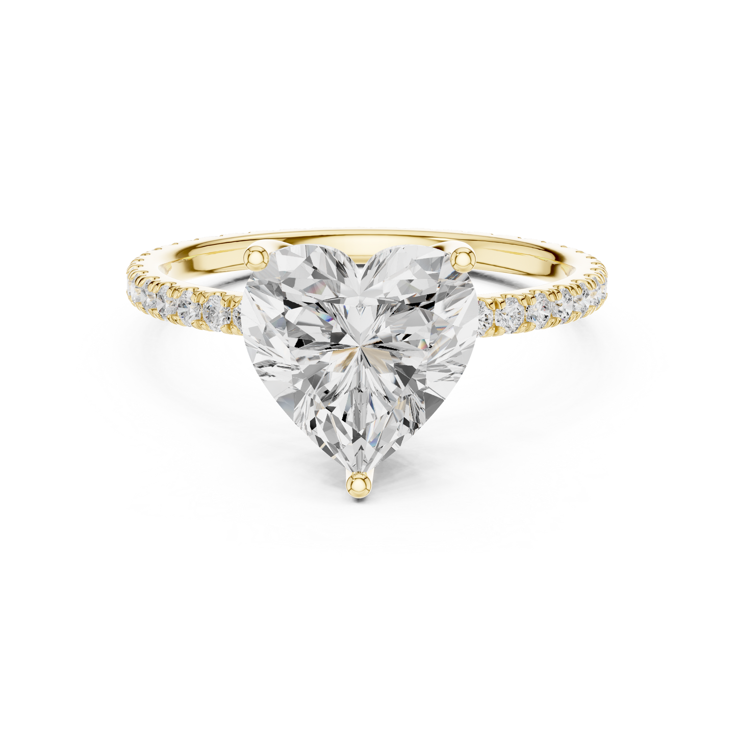 heart-14k yellow gold|heart-18k yellow gold