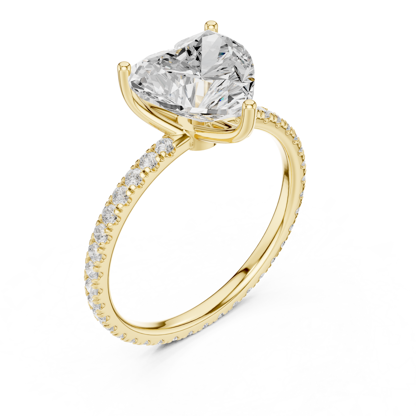 heart-14k yellow gold|heart-18k yellow gold
