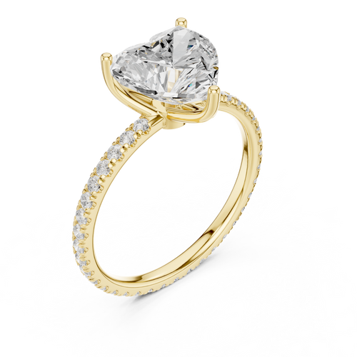 Load image 1 in gallery view. heart-14k yellow gold|heart-18k yellow gold