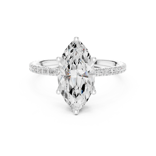 Load image 1 in gallery view. marquise-14k white gold|marquise-18k white gold|marquise-platinum